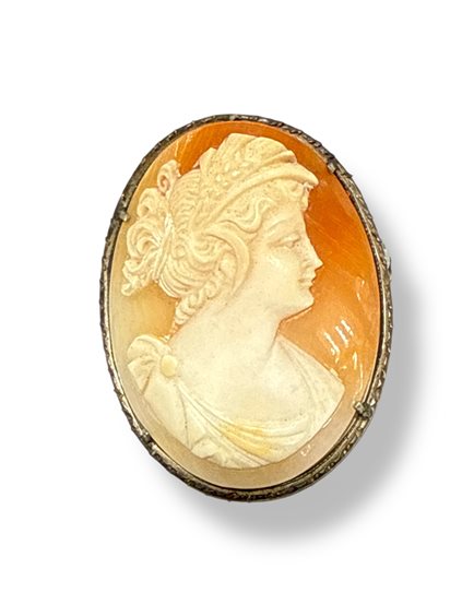 Broche Mandile 1922 Femme Cammei antichi in Argent Conchiglia 2MCICMMAU8 - 2MCICMMAU8